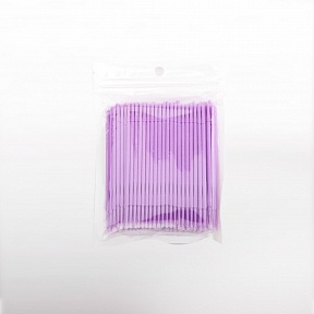 Микробраши Nail Art Фиолетовые 2 мм (100 шт/ уп)