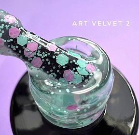 Матовый топ Atashi Smart ART Velvet № 2 (9 мл)