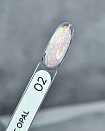 Must Have, Жёсткий моделирующий гель-желе с шестигранниками опал, Magic Opal №02 (15 мл)