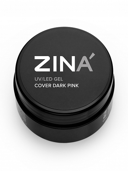 Гель камуфлирующий  ZINA UV/LED GEL, Cover Dark Pink (15 г)