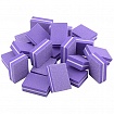 Набор бафов 100/180 фиолетовый, 3*2 см (10 шт/уп)