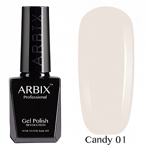 Гель- лак Arbix, Candy №01 (10 мл)