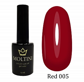 MOLTINI гель-лак Red №005 (12мл.)