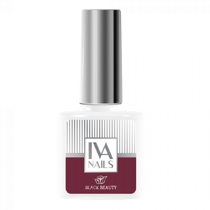 IVA Nails,Гель-лак Black Beauty №4 8 мл.