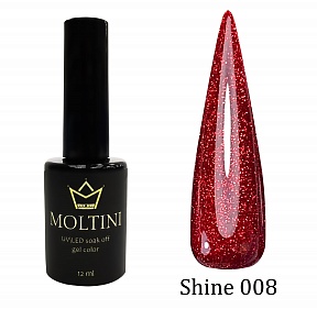 Гель лак MOLTINI Shine №008 (12мл.)