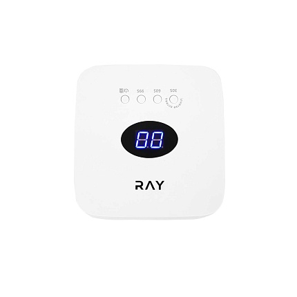 Лампа светодиодная LED/UV, модель RAY S50 с аккумулятором/ розовый свет, белая 48 W