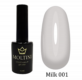 MOLTINI гель-лак Milk №001 (12мл.)