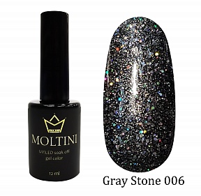 MOLTINI гель-лак Gray Stone №006 (12мл.)