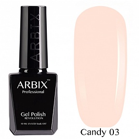 Гель- лак Arbix, Candy №03 (10 мл)