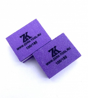 Баф плоский ZERK mini, 100*180 фиолетовый (50 шт/уп)